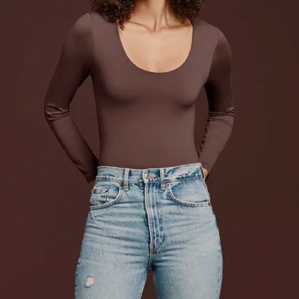 Brand new Nuuds bodysuit color Coffee size Small